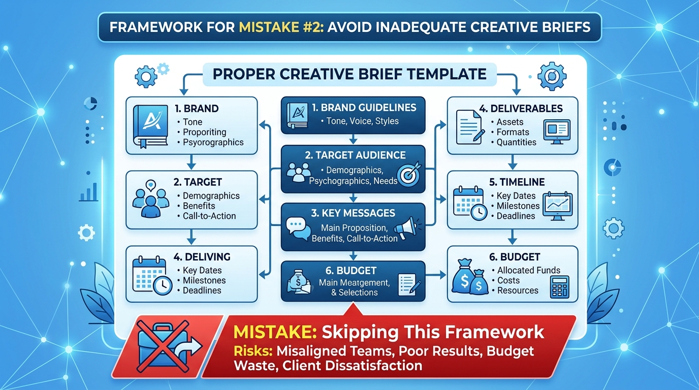 Mistake 2: Inadequate creative brief framework for video creators